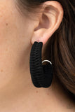 Rural Guru - Black Earrings