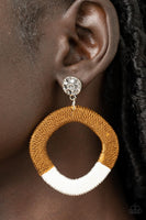 Thats a WRAPAROUND - Brown Earrings
