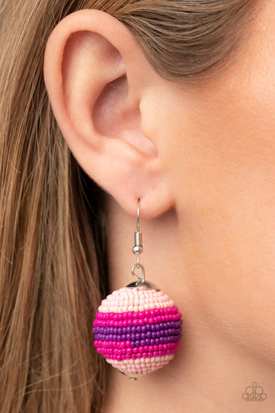 Zest Fest - Pink Earrings