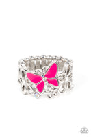 All FLUTTERED Up - Pink Rings