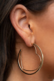 Love Goes Around - Gold Earrings