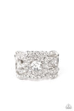 Doting on Dazzle - White LOP Rings