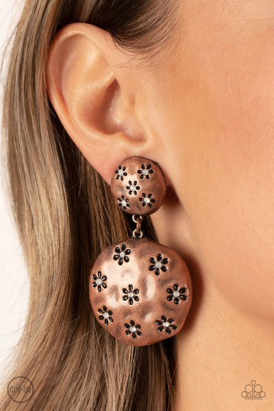 Industrial Fairytale - Copper Earrings