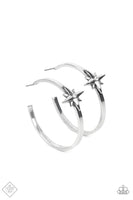 Lone Star Shimmer - White Earrings