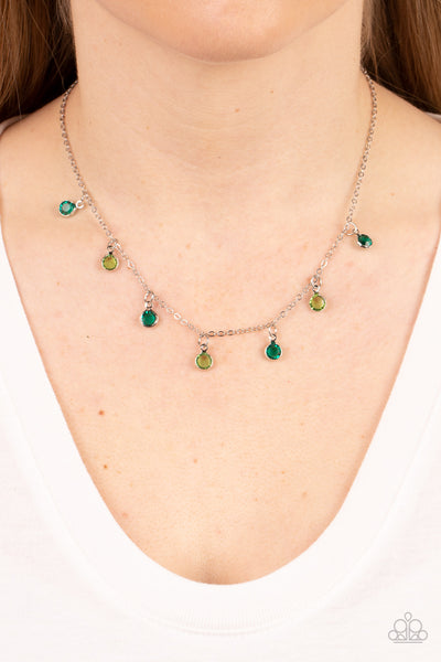 Carefree Charmer - Green Necklaces