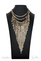 The Suz Gold Necklaces  Zi Collection