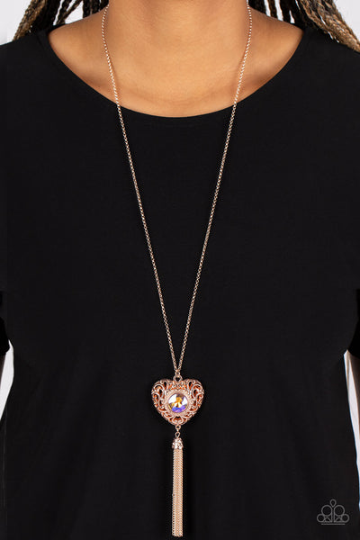 Prismatic Passion - Rose Gold Necklaces