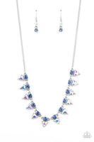 Razor-Sharp Refinement - Blue Necklaces