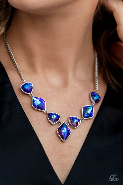 Glittering Geometrics - Purple Necklaces December 22 LOP