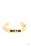 Trusting Trinket - Gold  Bracelets