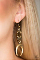 Majestically Moon Child  Earrings-Lovelee's Treasures-brass,earrings,geometric patterns,jewelery,tribal inspired look