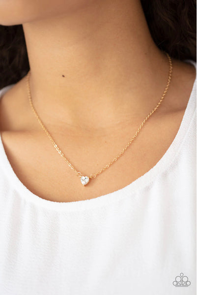 Heartbeat Bling - Gold Necklaces