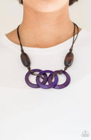 Bahama Drama Purple Necklace