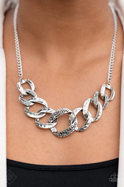 Bombshell Bling - Silver Fashion Fix Necklaces