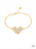 Heart - Stopping Shimmer - Gold Bracelets