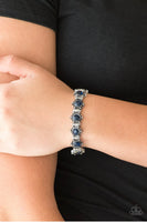 Strut Your Stuff - Blue Bracelets-Lovelee's Treasures-blue,bracelets,jewelry,stretchy band
