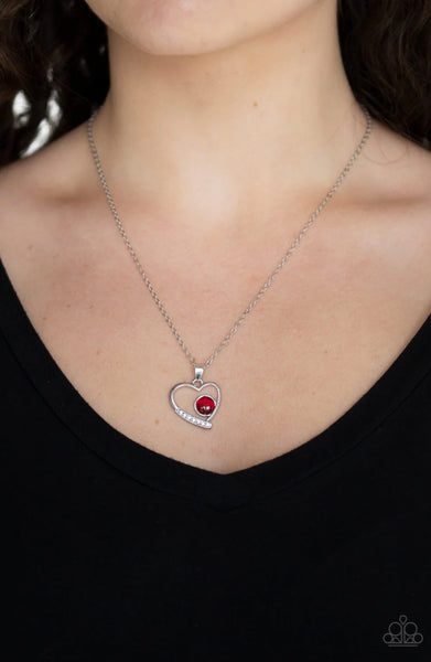 HEART FULL OF LOVE" RED NECKLACES