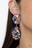 Flaky Fashion - Orange Earrings New Arrivals-Lovelee's Treasures-acrylic,earrings,jewelry,new arrivals,orange