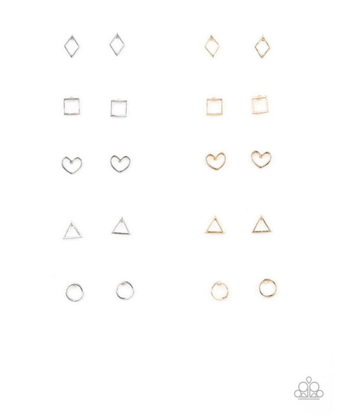 Starlet Shimmer Kit Earrings Children’s Jewelry-Lovelee's Treasures-Children's Jewelry,geometric shapes,gold,silver