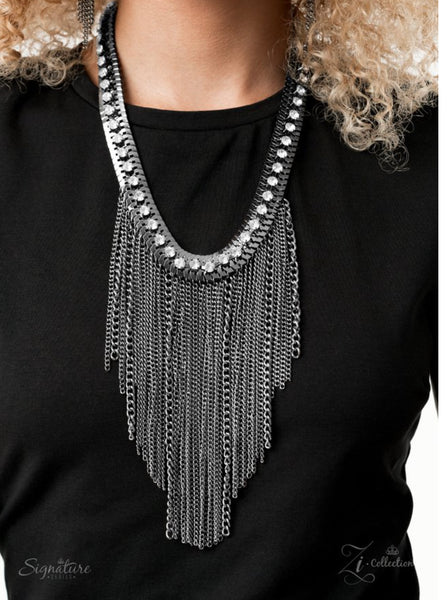 The Alex Zi Collection-Lovelee's Treasures -exaggerated fringe,glassy white rhinestones,jewelry,ZI Collection
