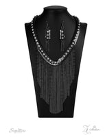 The Alex Zi Collection-Lovelee's Treasures -exaggerated fringe,glassy white rhinestones,jewelry,ZI Collection