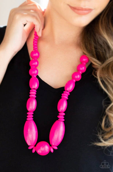 Summer Breezin Pink Necklaces