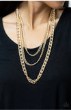 Paparazzi - Chain of Champions Gold Necklaces