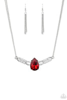 Way To Make An Entrance - Red - Necklaces