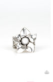 Ask For Flowers - White Rings-Lovelee's Treasures-jewelry,rings,stretchy band,white