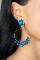 Cabaret Charm - Blue Earrings