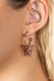 Butterfly Freestyle - Copper Earrings