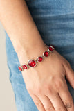 Paparazzi -  Lustrous Luminosity Bracelets COMING SOON Pre-Order-Lovelee's Treasures -bracelets,coming soon pre order,jewelry,paparazzi,red,red gems