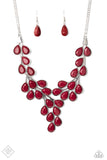 Eden Deity Necklaces-Lovelee's Treasures-below the collar,jewelery,necklaces,shade of Wine,silver,teardrop,vine-like patterns