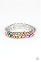 Chroma Color Multi- Bracelets-Lovelee's Treasures-bracelets,iridescent,jewelry,metallic crystal like beads,oil spill